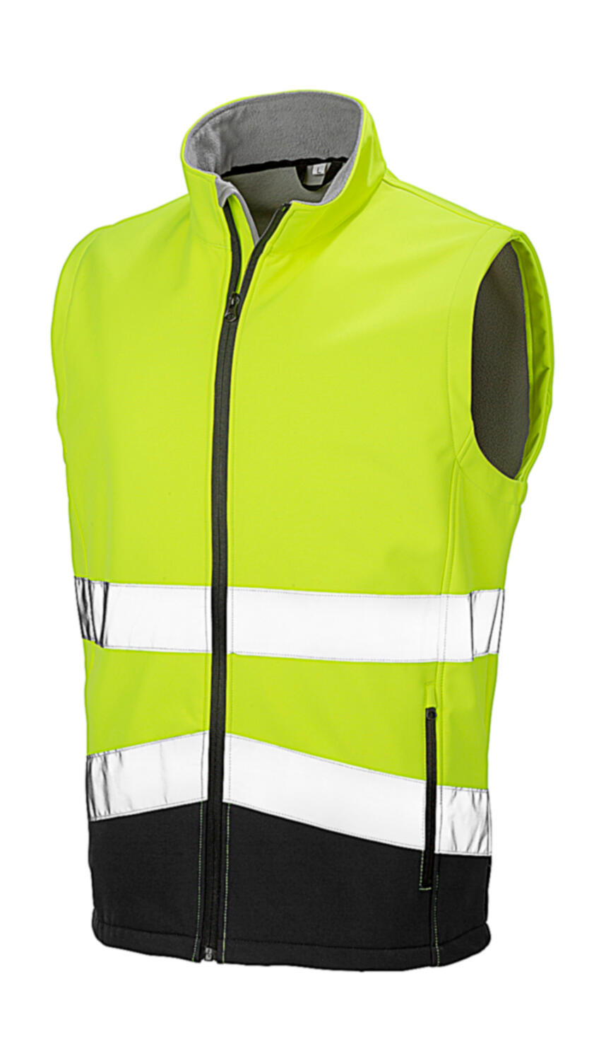 Colete de segurança Softshell imprimível - 671 - Amarelo Fluorescente