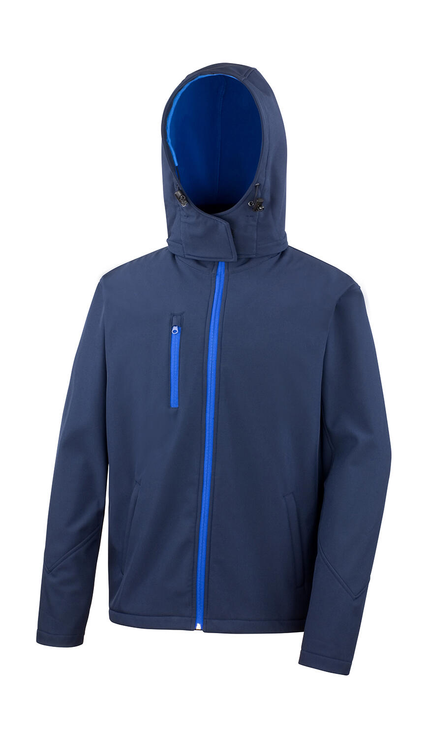 Jaqueta Softshell TX Performance com Capuz - NVJA - Marinha/Jasmim