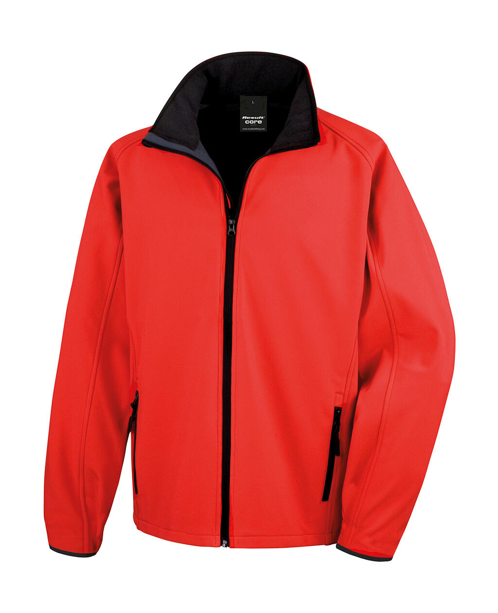 Jaqueta Softshell para Imprimir - RDBK - Vermelho/Preto