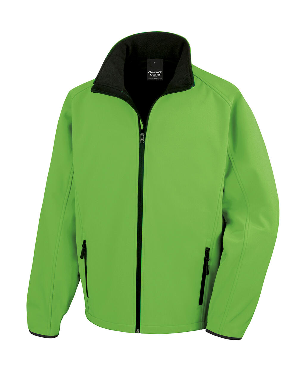 Jaqueta Softshell para Imprimir - GNBK - Verde Vivo/Preto