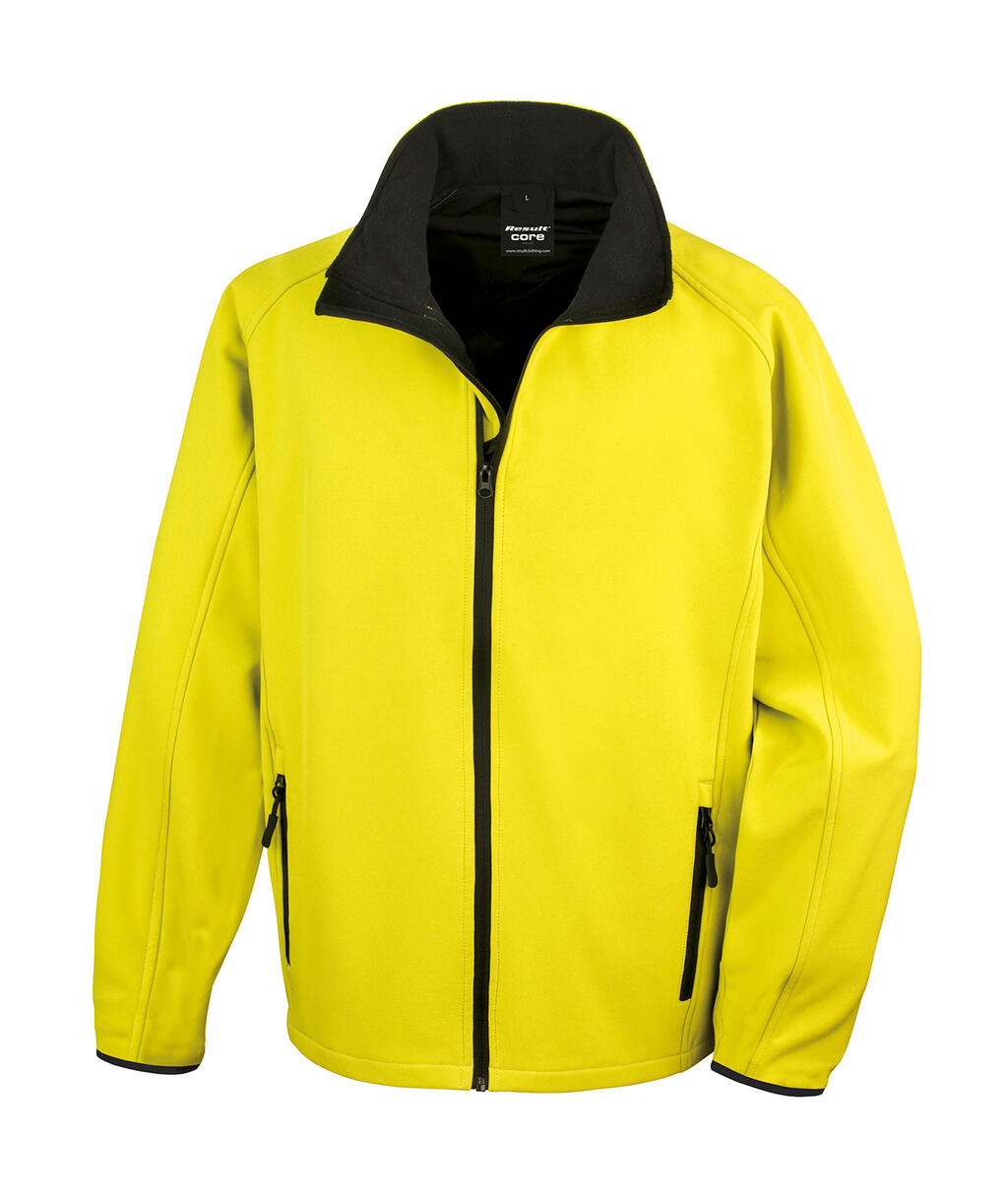 Jaqueta Softshell para Imprimir - 657 - Amarelo/Preto