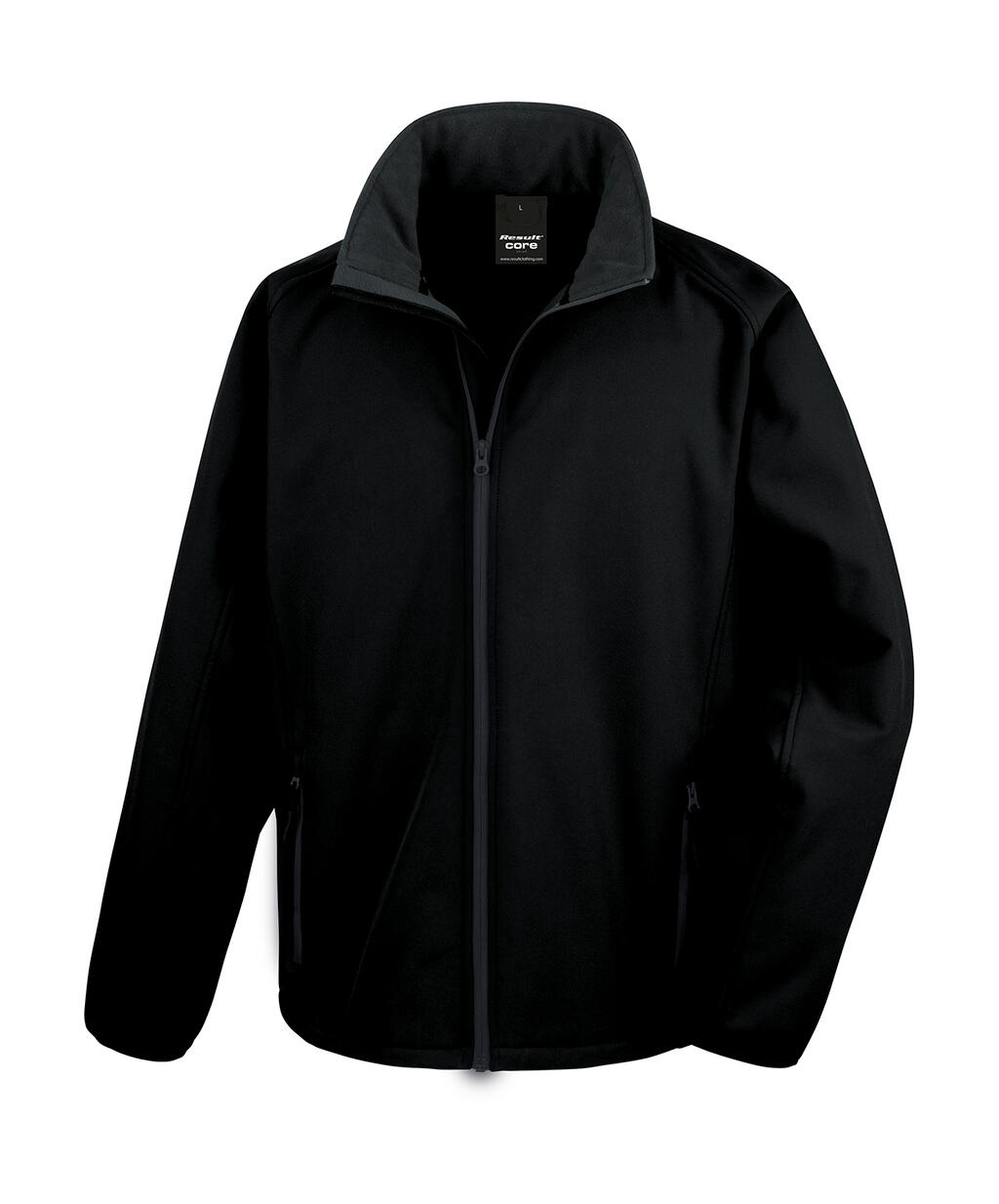 Jaqueta Softshell para Imprimir - 177 - Preto/Preto