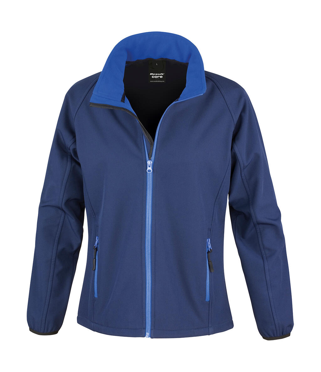 Jaqueta Softshell Feminina para Imprimir - NVJA - Marinha/Jasmim