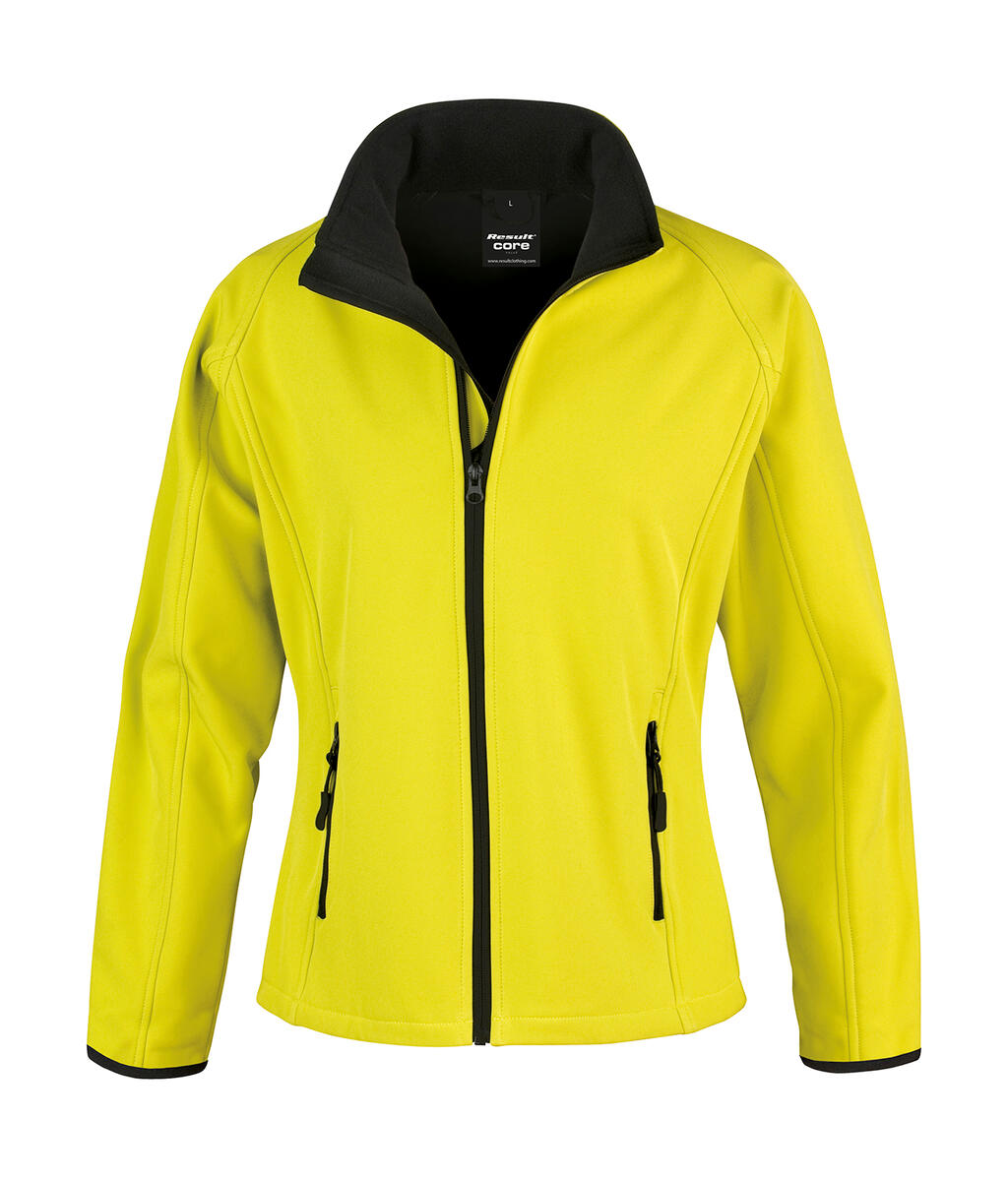 Jaqueta Softshell Feminina para Imprimir - 657 - Amarelo/Preto