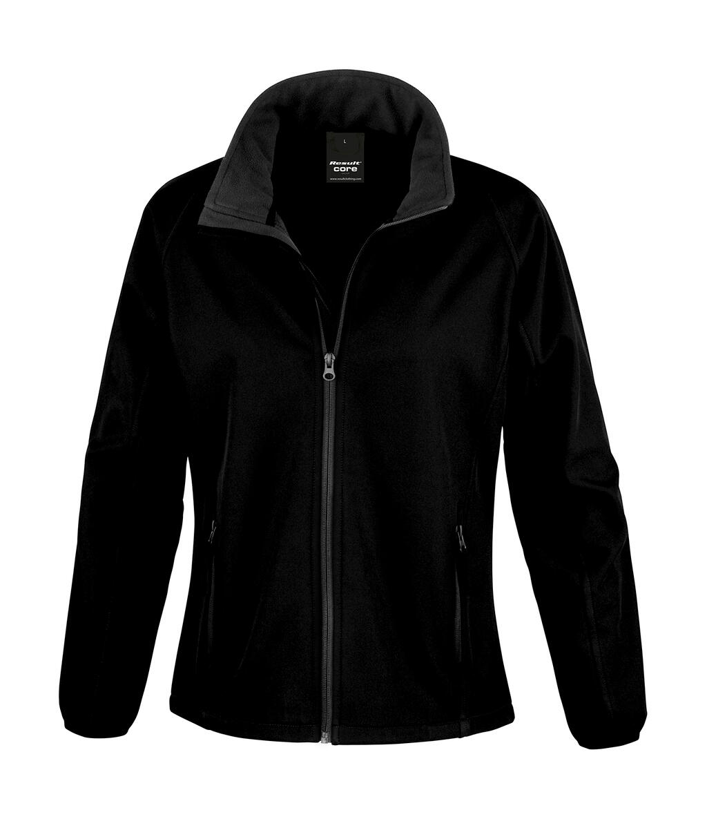Jaqueta Softshell Feminina para Imprimir - 177 - Preto/Preto