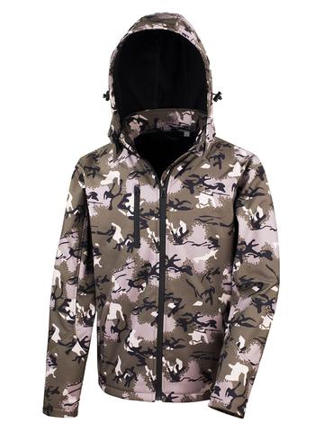 Jaqueta Softshell com Capuz Camo TX Performance - CAMG - CAMUFLAGEM VERDE