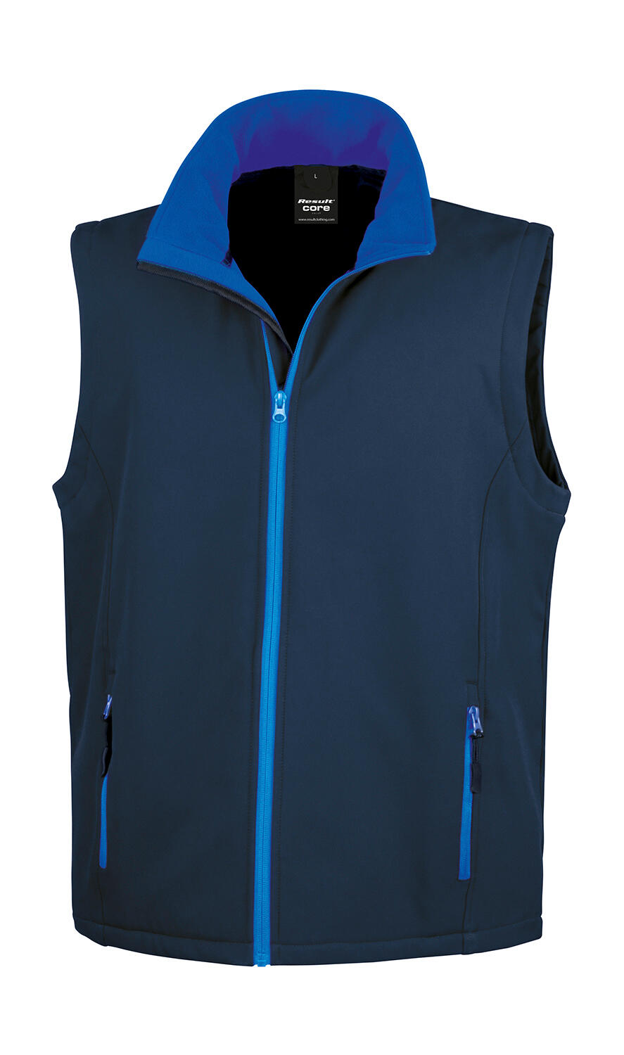 Colete Softshell Imprimível - NVJA - Marinha/Jasmim