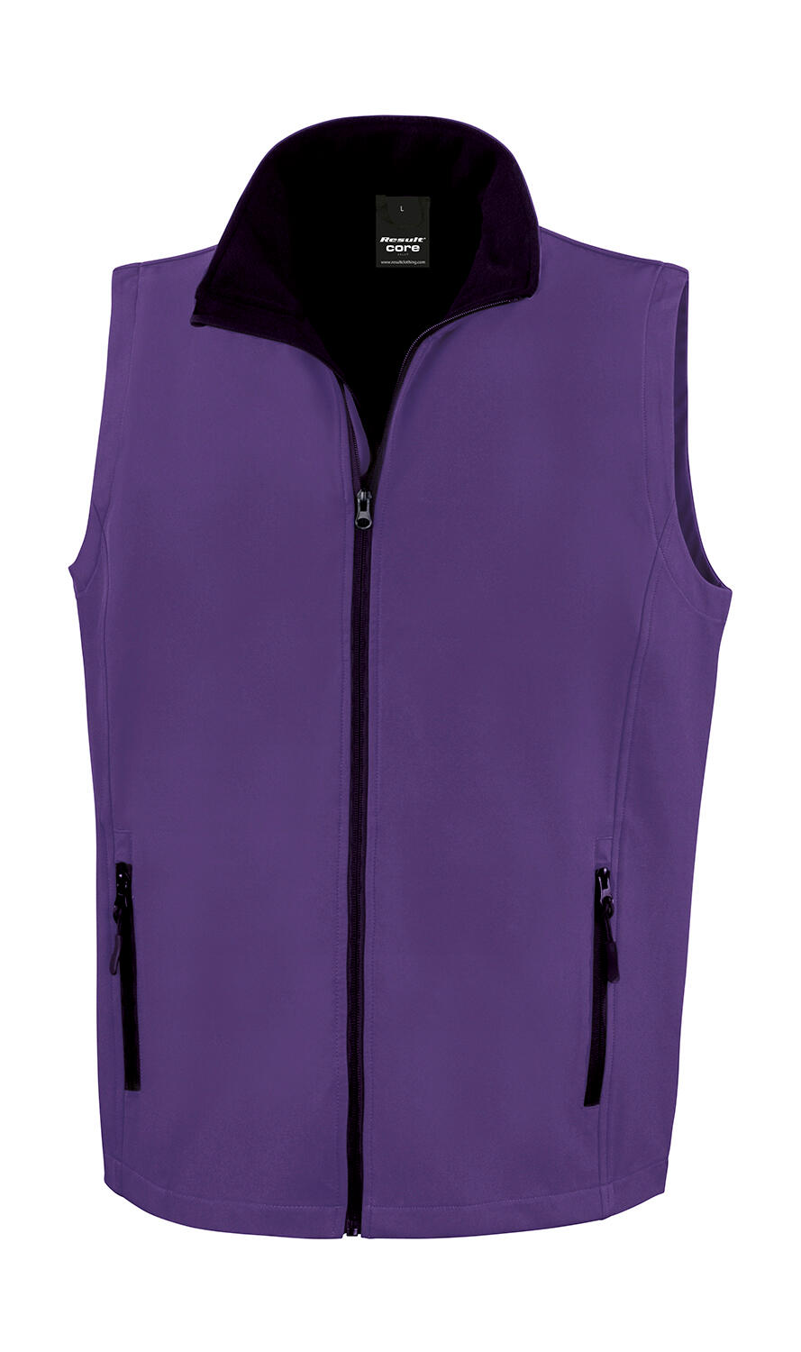 Colete Softshell Imprimível - 371 - Roxo/Preto