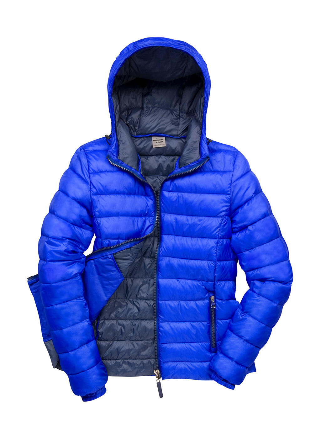 Jaqueta feminina com capuz Snow Bird - 366 - Real/Marinha
