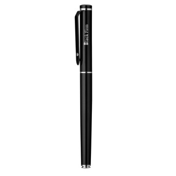 CALIOPE ROLLER. Caneta rollerball de metal com detalhes brilhantes na ponta. - 103 - Preto