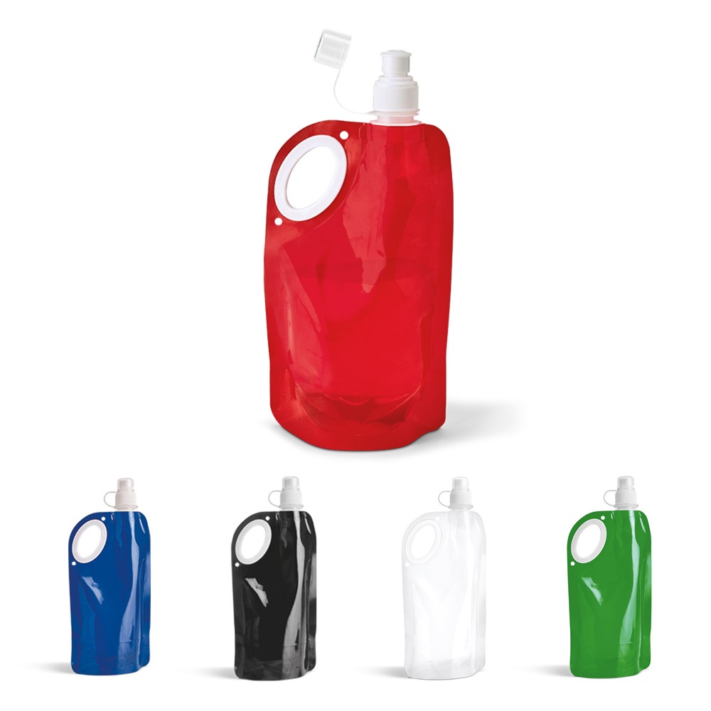 HIKE. Garrafa de água dobrável de 750 mL em PET, PA e PE.