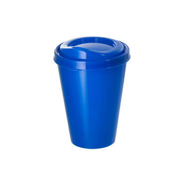 FRAPPÉ. Copo reutilizável de PP, 430 mL - 114 - Azul Royal
