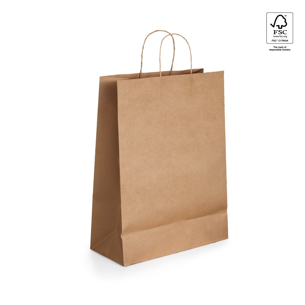 ELLEN. Saco de papel kraft (115 g/m²)