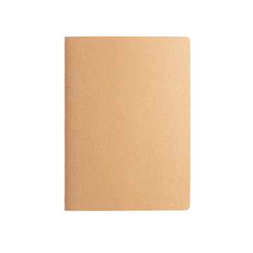 ALCOTT A4. Bloco de notas A4 com capa de cartão (250 g/m²) e páginas lisas. - 160 - Natural