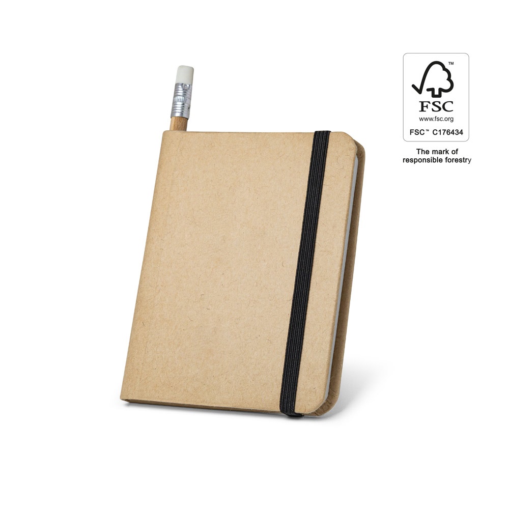 BRONTE. Caderno A7 com páginas lisas.