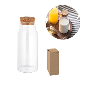 JASMIN 800. Frasco de vidro de 800 mL com rolha de cortiça.