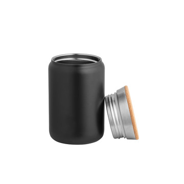 LAVINE 350. Garrafa térmica de aço inoxidável de 350ml - 103 - Preto