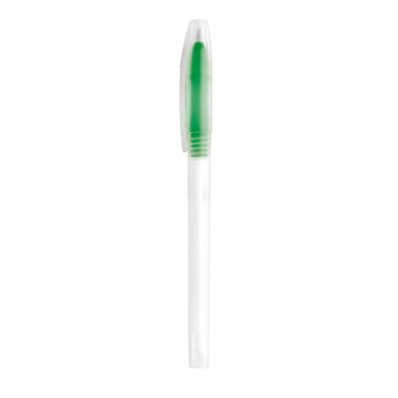 LUCY. Caneta esferográfica PP com ponta colorida - 109 - Verde