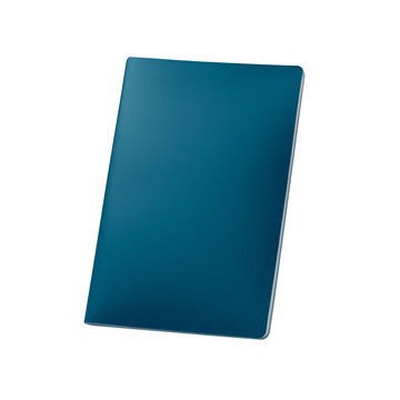 QUEIROS. Bloco de notas A5 com capa resistente à água. - 104 - Azul