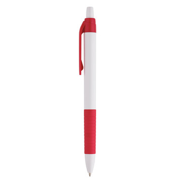 AERO. Caneta esferográfica com acabamento antiderrapante. - 105 - Vermelho