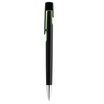 BRIGT. Caneta esferográfica com acabamento metálico. - 119 - Verde claro