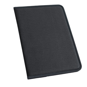 CUSSLER. Pasta A4 600D com folhas pautadas. - 103 - Preto