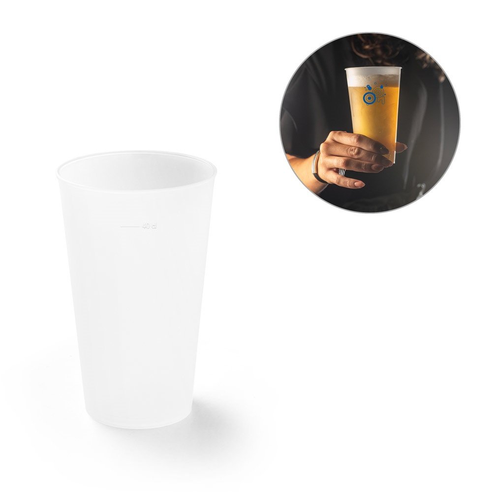 KANE. Copo de festival PP de 500 ml