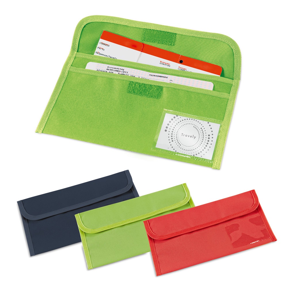 COMPANHIA AÉREA. Bolsa para Documentos de Viagem 600D