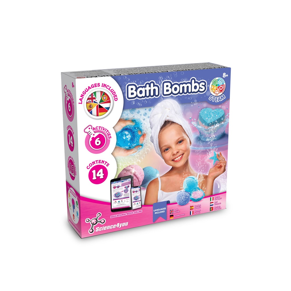 Kit de Bombas de Banho I. Brinquedo Educativo para Crianças