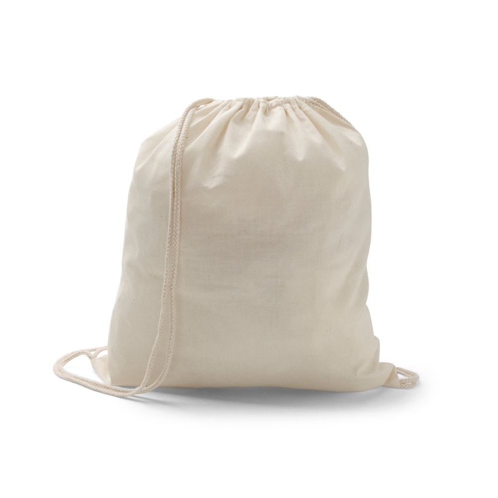 HANOVER. Mochila com cordão 100% algodão (100 g/m²)