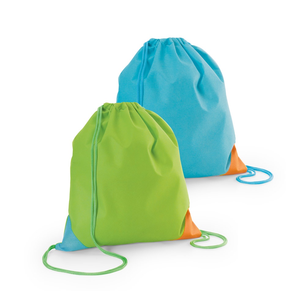 BISSAYA. Mochila com cordão em tecido não tecido (80 g/m²)