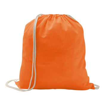ILFORD. Mochila com cordão 100% algodão (100g/m²) - 128 - Laranja