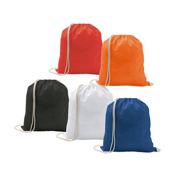 ILFORD. Mochila com cordão 100% algodão (100g/m²)
