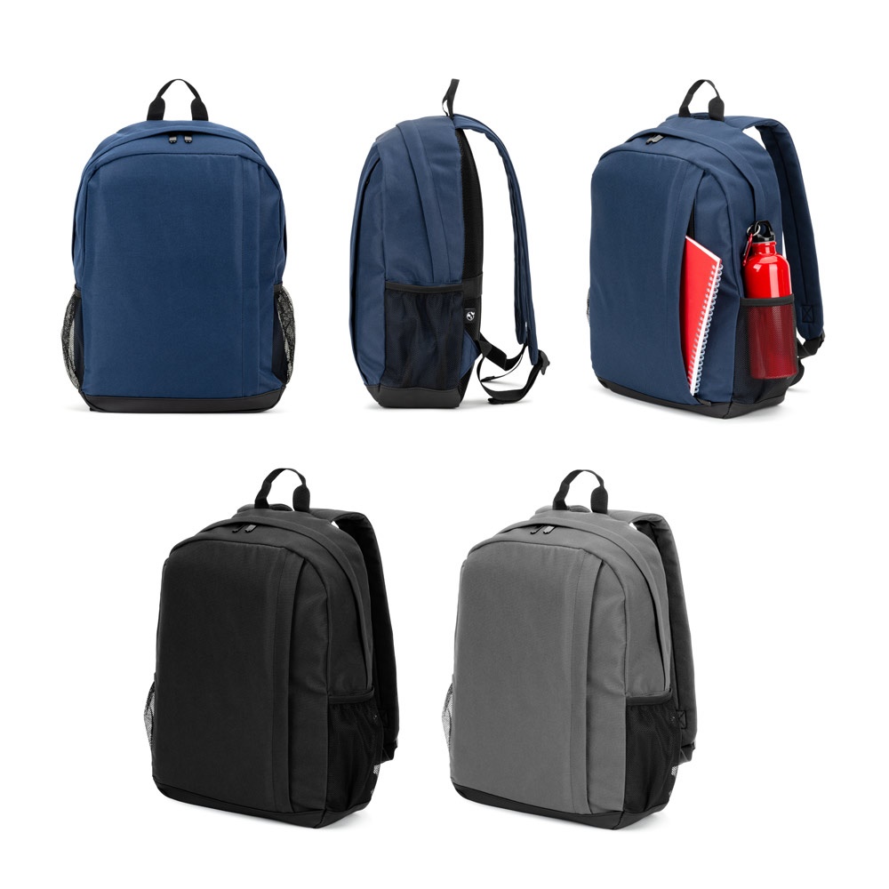 LIVERPOOL. Mochila para laptop de 15 polegadas em poliéster reciclado 600D de alta densidade.
