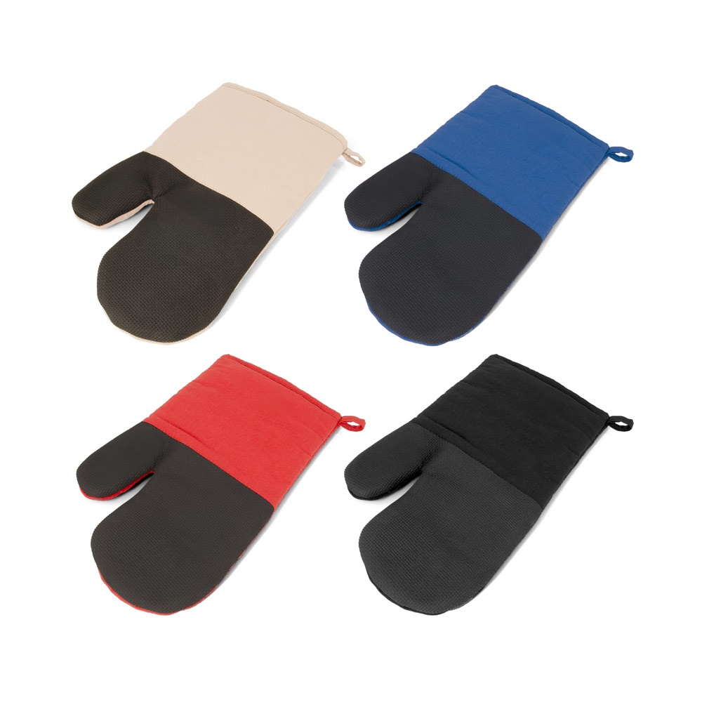 LAWSON. Luva de forno 100% algodão com silicone em um dos lados.