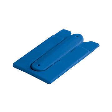CARVER. Porta-cartões com suporte de silicone para celular. - 114 - Azul Royal