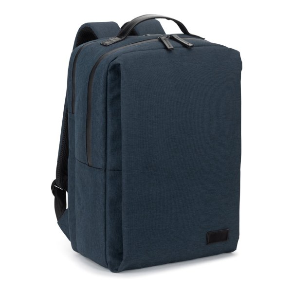 GLASGOW. Mochila para laptop (17") feita de poliéster reciclado 600D de alta densidade (20L) - 104 - Azul