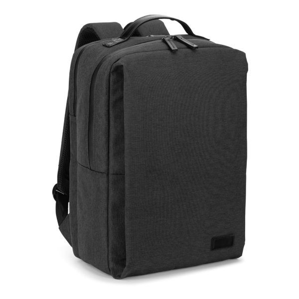 GLASGOW. Mochila para laptop (17") feita de poliéster reciclado 600D de alta densidade (20L) - 133 - Cinza escuro