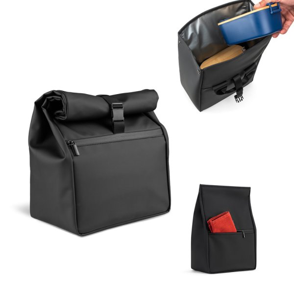 AZORES COOLER. Bolsa térmica com fecho de enrolar, isolamento em PU e PEVA (7L)