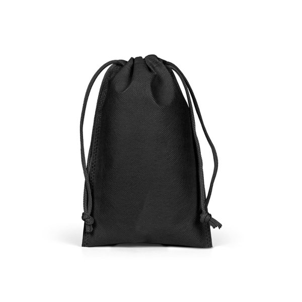 SACO PARA PRESENTE P. Saco pequeno selado a quente em tecido não tecido (60 g/m²) - 103 - Preto