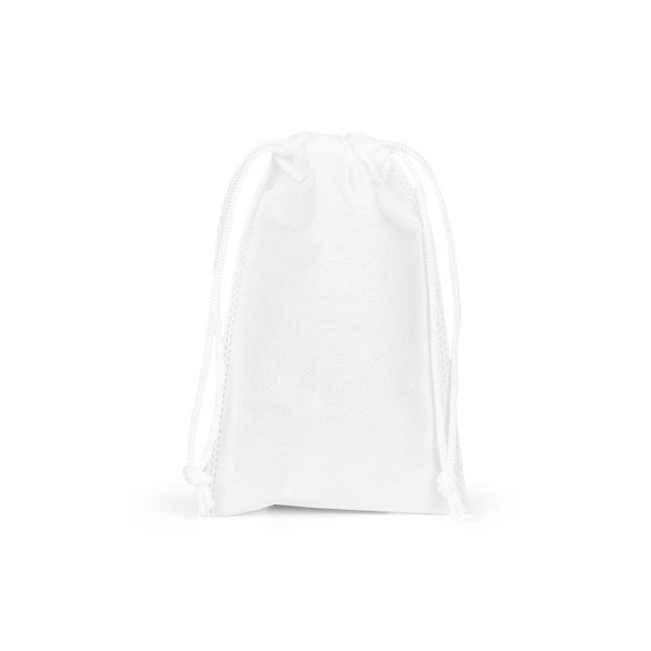 SACO PARA PRESENTE P. Saco pequeno selado a quente em tecido não tecido (60 g/m²) - 106 - Branco
