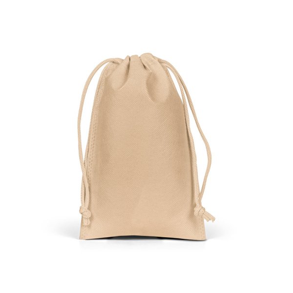 SACO PARA PRESENTE P. Saco pequeno selado a quente em tecido não tecido (60 g/m²) - 111 - Castanho claro