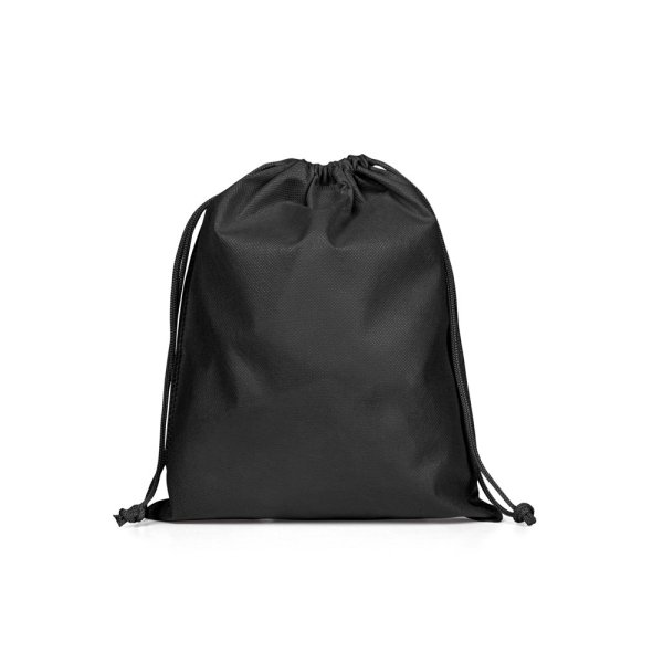 SACOLA PARA PRESENTE M. Sacola de tecido não tecido selada a quente de tamanho médio (60 g/m²) - 103 - Preto