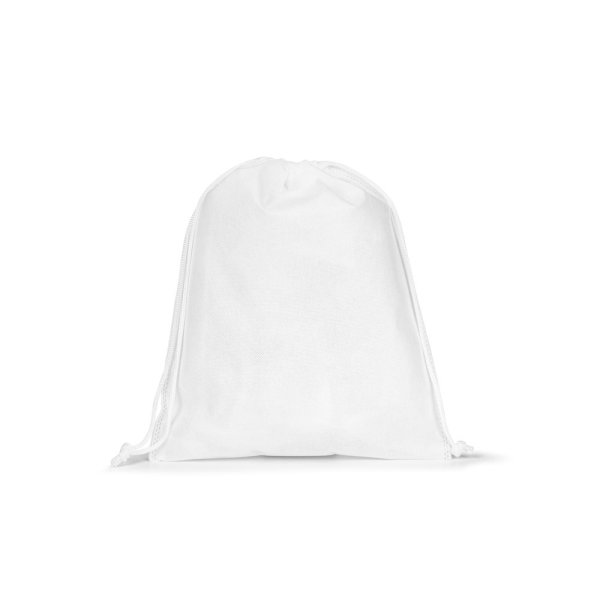 SACOLA PARA PRESENTE M. Sacola de tecido não tecido selada a quente de tamanho médio (60 g/m²) - 106 - Branco