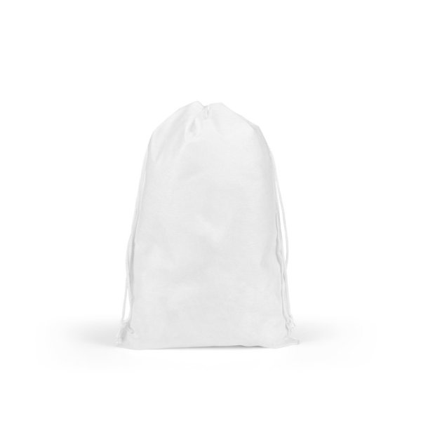 SACOLA PARA PRESENTE G. Sacola grande de tecido não tecido selada a quente (60 g/m²) - 106 - Branco