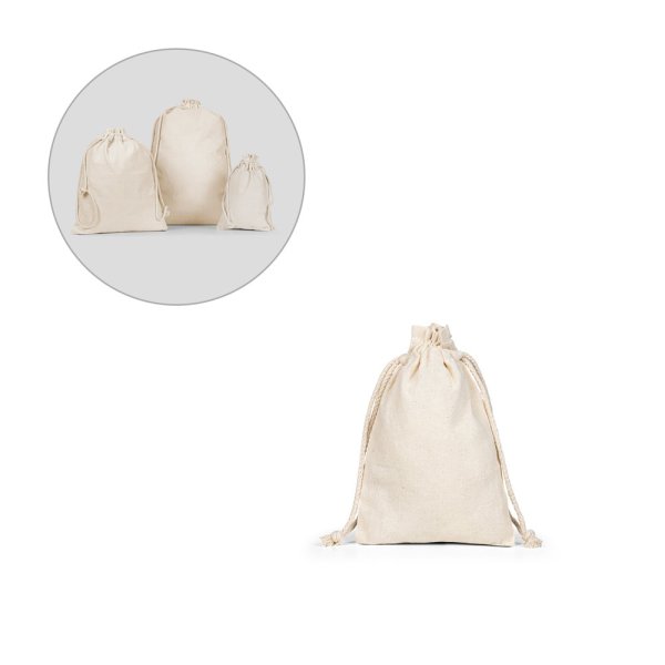 EMBALAGEM PARA PRESENTE P. Saco pequeno, 100% algodão (120 g/m²)