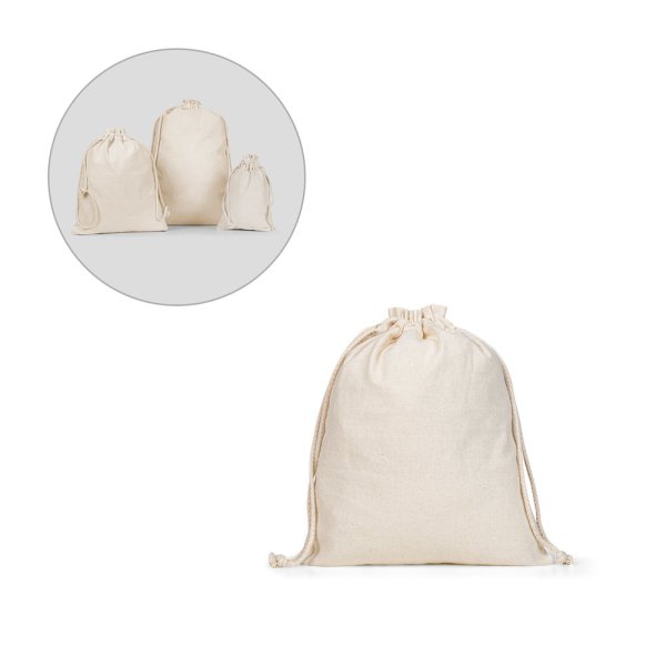 EMBALAGEM PARA PRESENTE M. Sacola média, 100% algodão (120 g/m²)