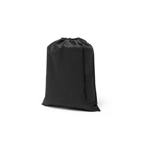 ASTRA. Saco de tecido com cordão para mochilas (60 g/m²) - 103 - Preto