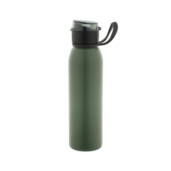 Garrafa de água esportiva LEMIEUX em aço inoxidável (90% reciclado) 670 mL - 149 - Verde Militar