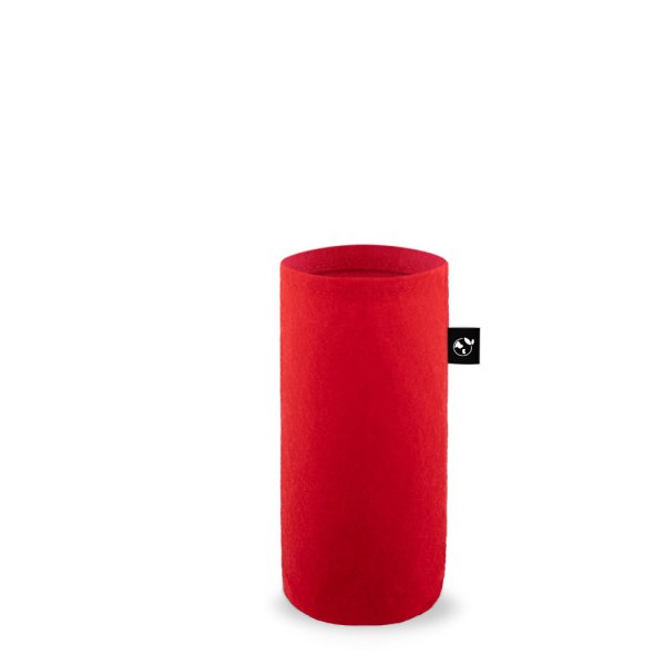 STOREY. Capa de feltro reciclado (100% rPET) ideal para garrafas de água. - 105 - Vermelho